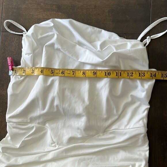 NWT Elegant Sexy Mermaid White Wedding Body Con Long Gown - Picture 14 of 16